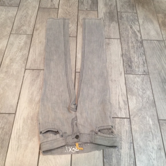 Roxy women’s Juniors gray jeans size 7 - Picture 7 of 13